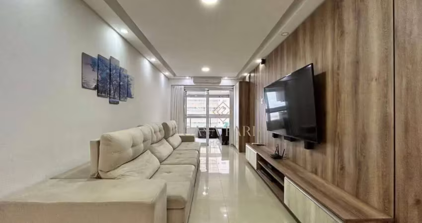 Apartamento com 2 dormitórios à venda, 120 m² por r$ 1.280.000,00 - aviação - praia grande/sp