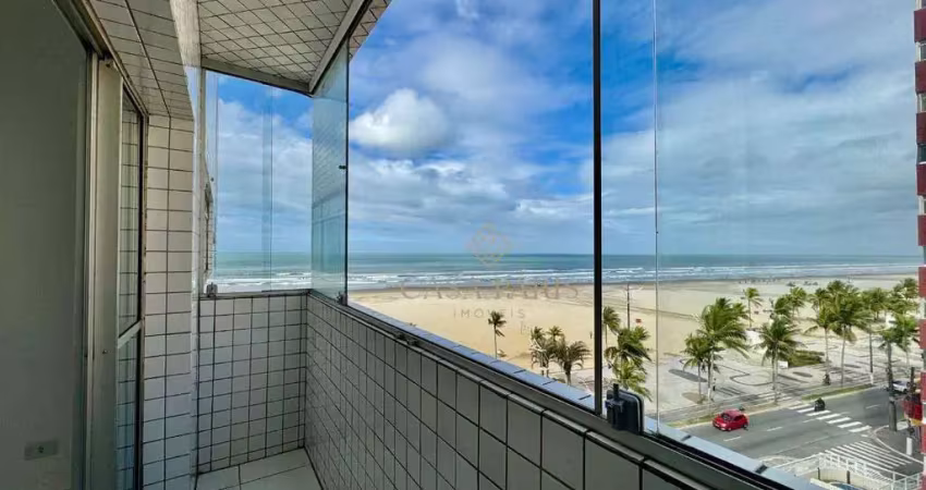 Apartamento com 2 quartos frente mar à venda, 75 m² - vila guilhermina - praia grande/sp