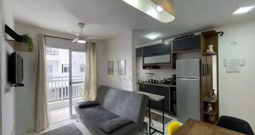 Apartamento com 2 dormitórios à venda, 47 m² por r$ 340.000,00 - aviação - praia grande/sp