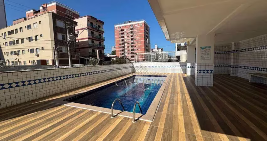 Apartamento com 1 dormitório à venda, 40 m² por r$ 240.000,00 - tupi - praia grande/sp