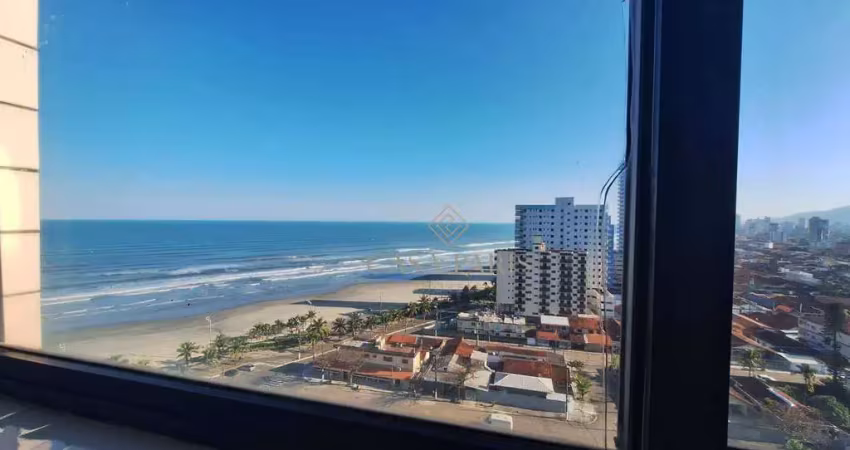 Apartamento vista mar com 1 dormitório à venda, 42 m² por r$ 290.000 - maracanã - praia grande/sp
