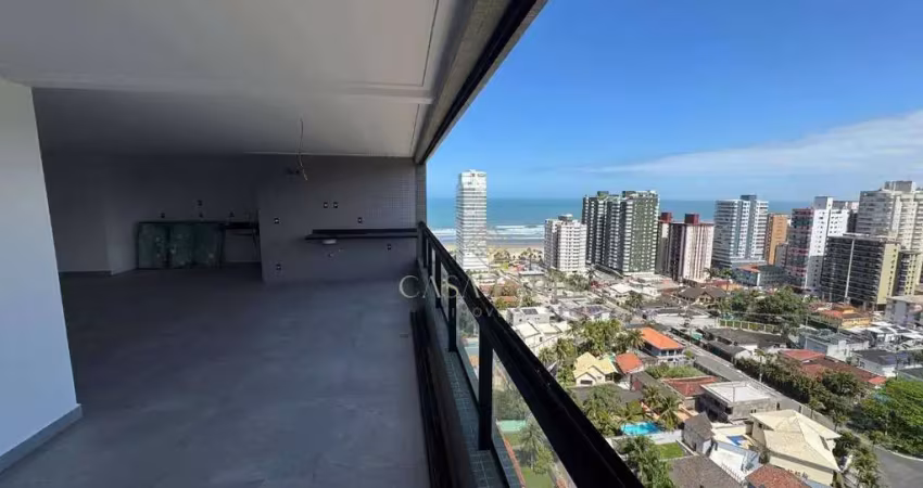 Apartamento com 3 dormitórios à venda, 154 m² por r$ 2.376.909,00 - canto do forte - praia grande/sp