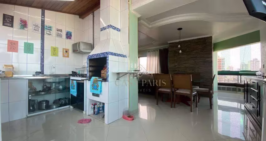 Cobertura com 3 dormitórios à venda, 176 m² por r$ 550.000,00 - ocian - praia grande/sp