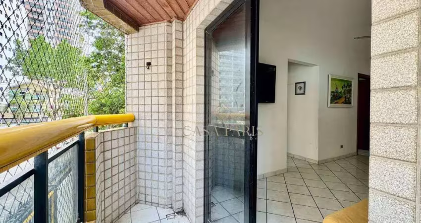 Apartamento com 1 dormitório à venda, 51 m² por r$ 280.000,00 - aviação - praia grande/sp