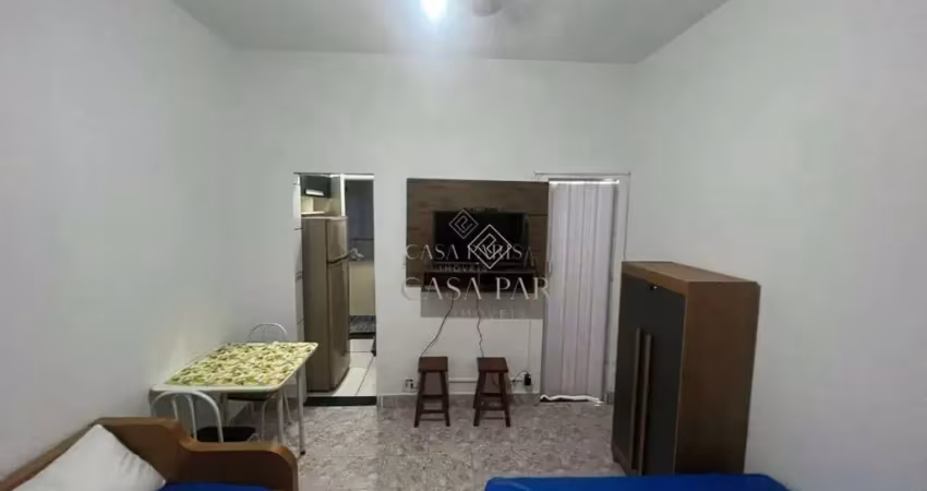 Kitnet com 1 dormitório à venda, 20 m² por r$ 185.000,00 - canto do forte - praia grande/sp