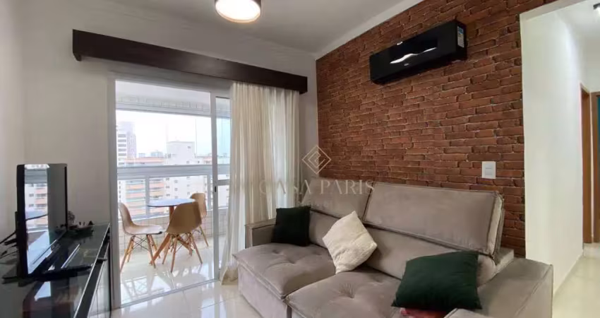 Apartamento com 2 dormitórios à venda, 73 m² por r$ 550.000,00 - aviação - praia grande/sp