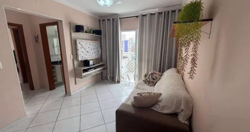 Apartamento com 2 dormitórios sendo 1 suíte à venda, 77 m² por r$ 470.000 - aviação - praia grande/sp