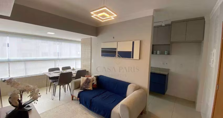 Apartamento com 1 dormitório à venda, 40 m² por r$ 400.000 - vila guilhermina - praia grande/sp