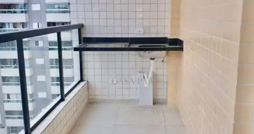 Apartamento com 1 dormitório à venda, 52 m² por r$ 350.000,00 - ocian - praia grande/sp
