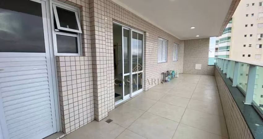 Apartamento vista mar com 2 dormitórios à venda, 88 m² por r$ 700.000 - balneário pires - praia grande/sp