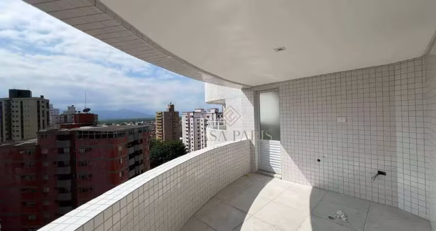 Apartamento com 3 dormitórios sendo 2 suítes à venda, 98 m² por r$ 700.000 - tupi - praia grande/sp