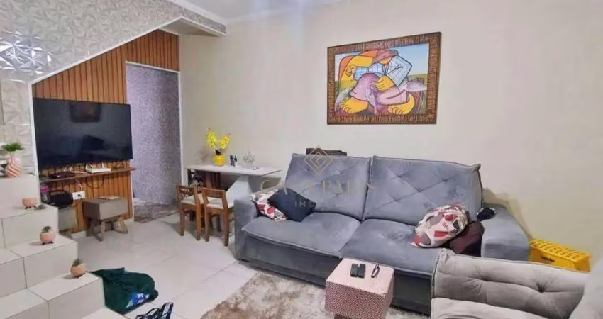 Sobrado à venda, 90 m² por r$ 650.000,00 - tupi - praia grande/sp