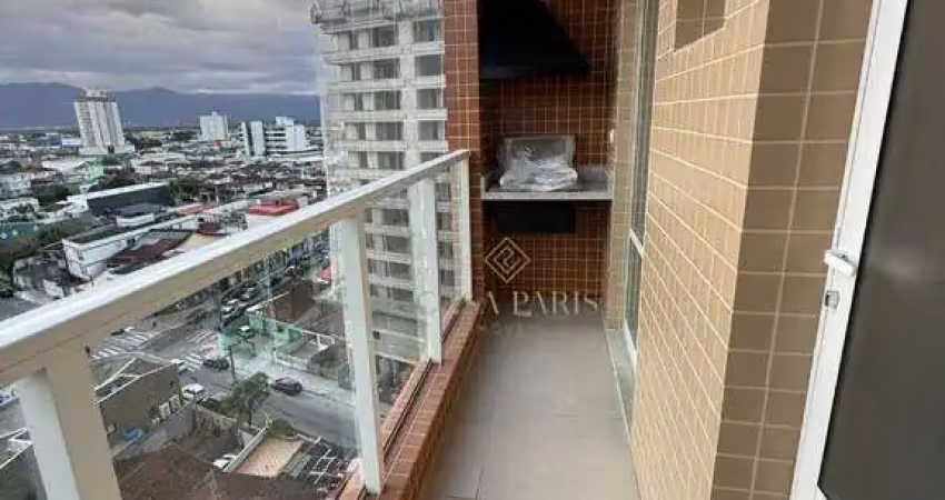Apartamento novo com 1 dormitório à venda, 37 m² por r$ 289.000 - boqueirão - praia grande/sp
