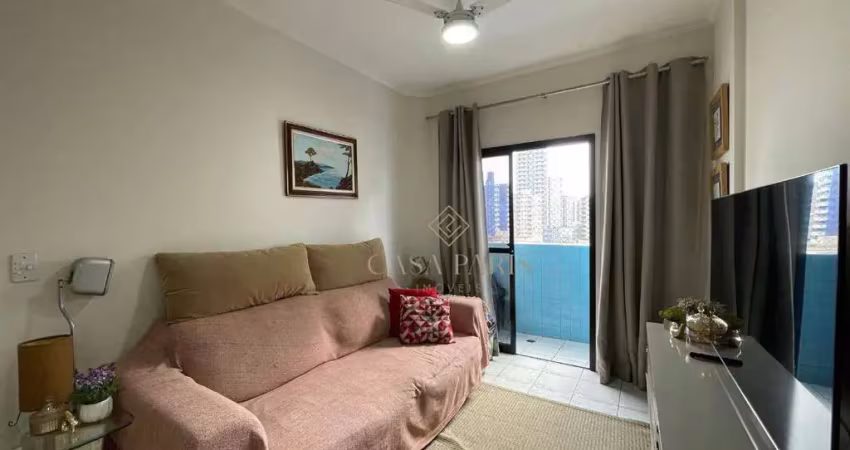 Apartamento com 1 dormitório à venda, 53 m² por r$ 270.000,00 - aviação - praia grande/sp