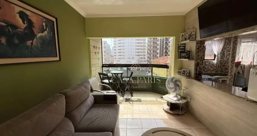 Apartamento com 1 dormitório à venda, 50 m² por r$ 370.000,00 - tupi - praia grande/sp