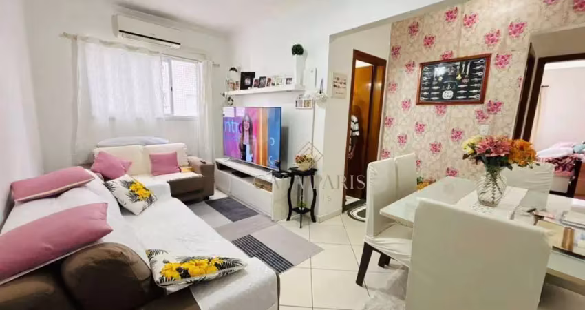 Apartamento com 2 dormitórios à venda, 58 m² por r$ 370.000,00 - vila guilhermina - praia grande/sp