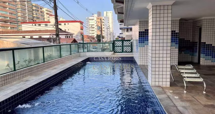 Apartamento com 1 dormitório à venda, 45 m² por r$ 325.000,00 - vila guilhermina - praia grande/sp