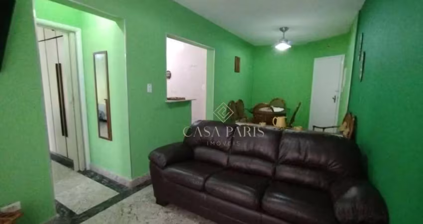 Apartamento com 1 dormitório à venda, 47 m² por r$ 295.000 - aviação - praia grande/sp