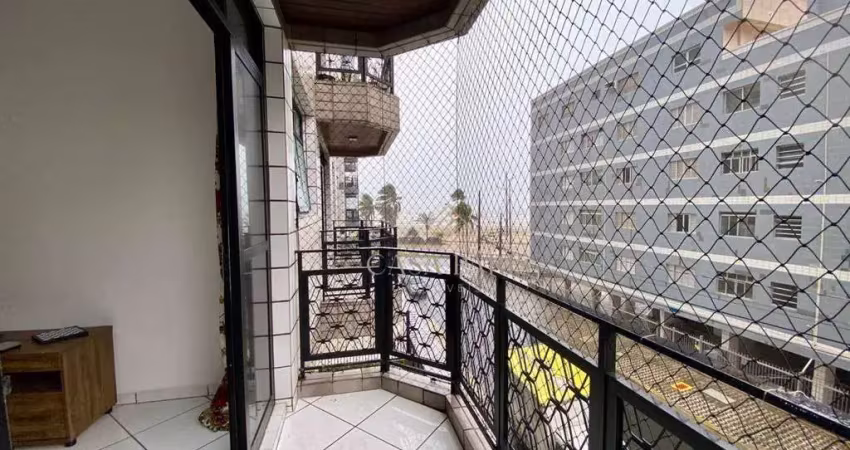 Apartamento vista mar com 1 dormitório à venda, 67 m² por r$ 350.000 - ocian - praia grande/sp