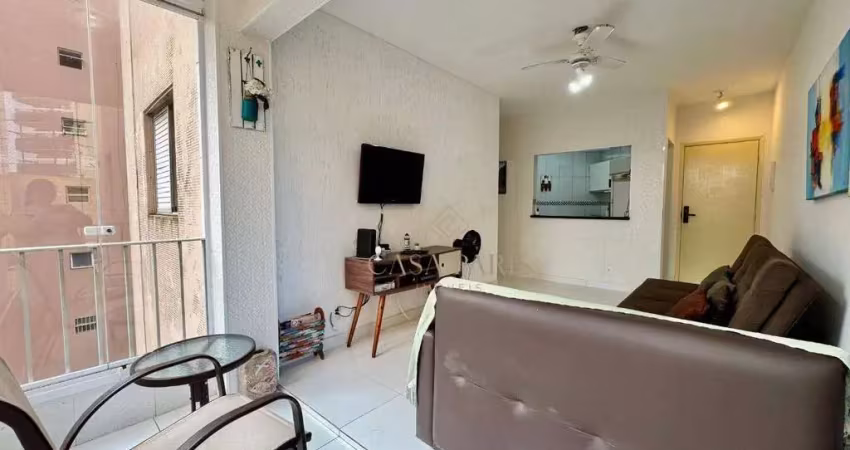 Apartamento com 1 dormitório à venda, 53 m² por r$ 350.000,00 - vila guilhermina - praia grande/sp