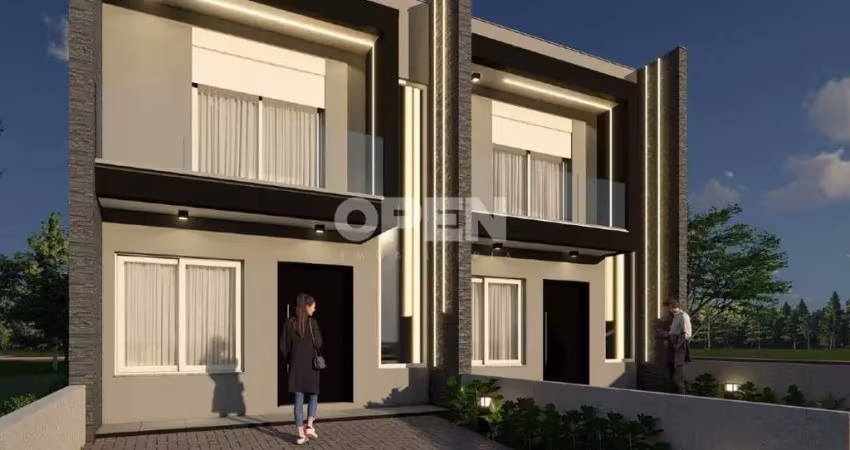 Sobrado no bairro igara em canoas com 102 m² / 3 dormitórios sendo 1 suíte
