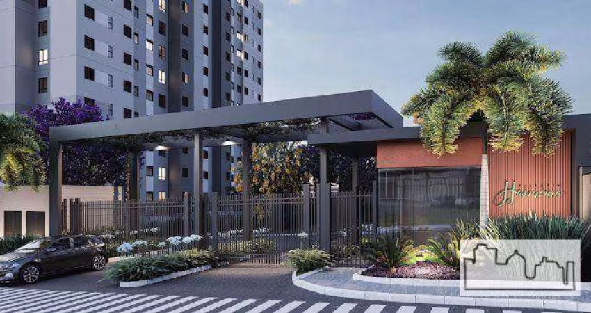 Apartamento com 2 dormitórios para alugar, 50 m² por R$ 1.343,25/mês - Villlagio Harmonia - Araraquara/SP