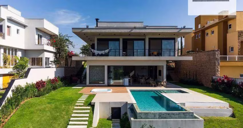 Casa com 4 dormitórios à venda, 427 m² por r$ 5.490.000,00 - condomínio campo de toscana - vinhedo/sp