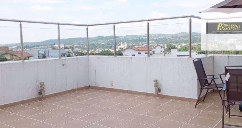Apartamento duplex com 3 dormitórios à venda, 216 m² por r$ 1.800.000,00 - jardim itália - vinhedo/sp