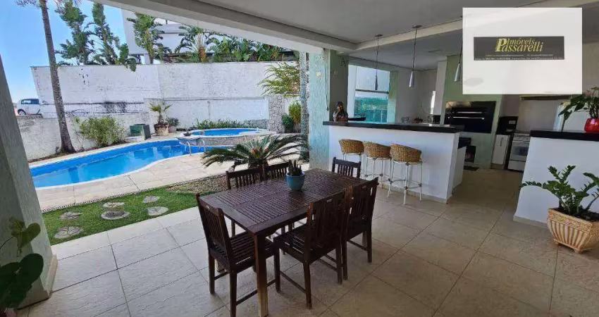 Casa com 3 dormitórios para alugar, 350 m² por r$ 18.000,00/mês - condomínio jardim europa - vinhedo/sp
