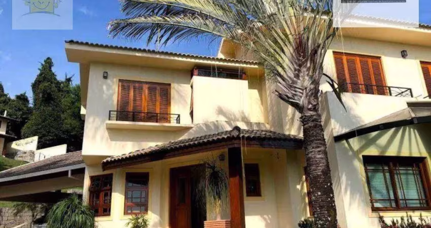 Casa com 5 dormitórios à venda, 820 m² por r$ 5.000.000,00 - condomínio são joaquim - vinhedo/sp