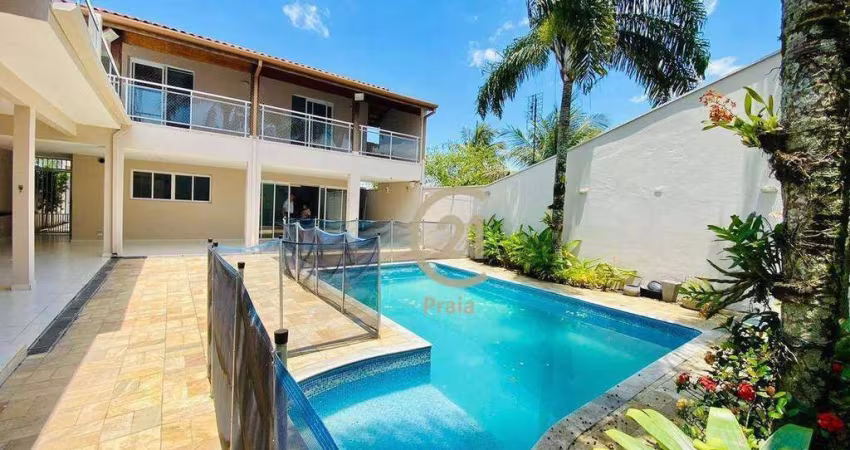 Sobrado 100m da praia Jardim Britania 4 suítes e piscina