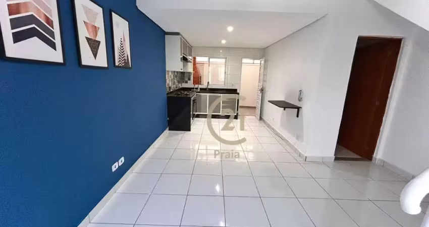 Sobrado com 2 dormitórios para alugar, 80 m² por r$ 2.300/mês - pontal de santa marina - caraguatatuba/sp