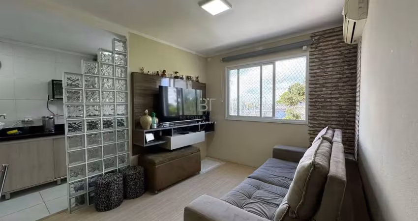 Apartamento semimobiliado com 2 dormitórios no bairro salgado filho