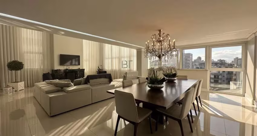 Apartamento semimobiliado com 4 suítes e 4 vagas de garagem no bairro exposição