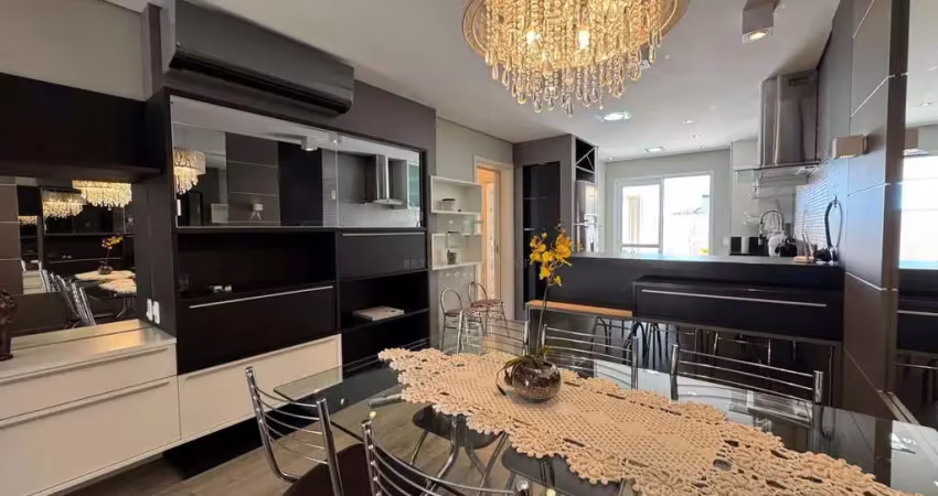 Apartamento mobiliado com terraço no bairro vinhedos