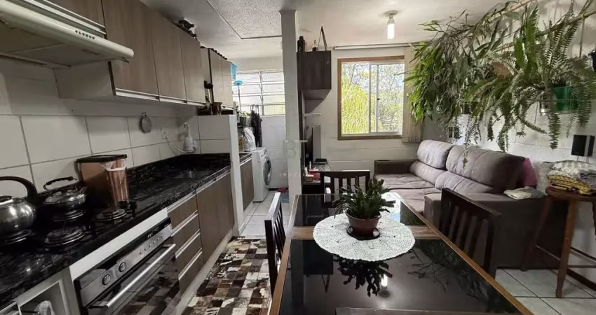Apartamento semimobiliado com 2 dormitorios e 01 vaga no bairro diamantino