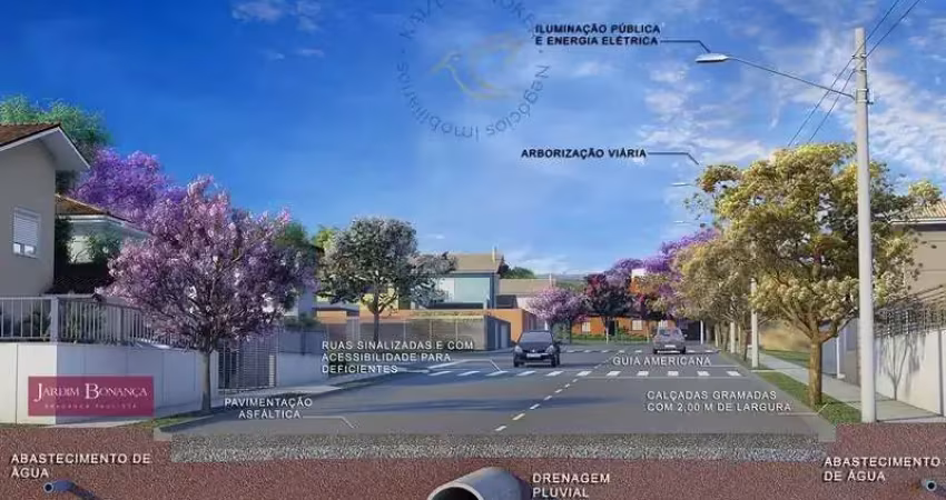 Terreno jardim bonança à venda - 250m² - topografia plano