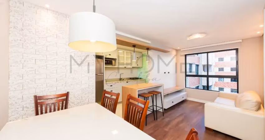 Apartamento mobiliado - ecoville - 2 quartos - suíte - 1 vaga - condomínio clube