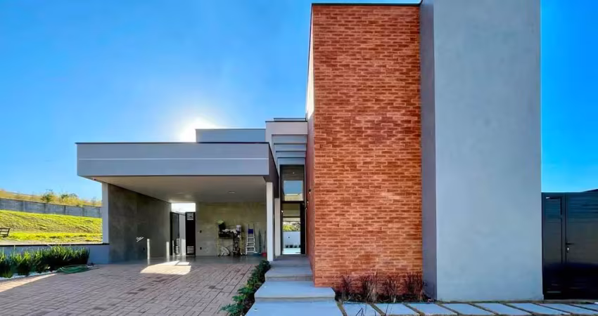 Casa térrea com 4 suítes de alto padrão no condomínio brisas de jundiaí.