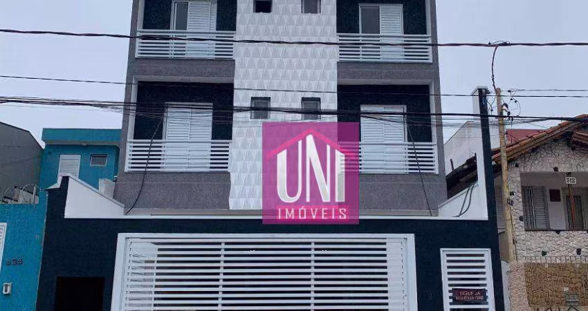 Cobertura com 2 dormitórios à venda, 73 m² por R$ 398.000,00 - Parque das Nações - Santo André/SP