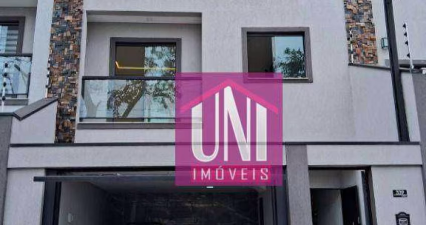 Sobrado com 3 dormitórios à venda, 152 m² por R$ 760.000,00 - Parque Jaçatuba - Santo André/SP