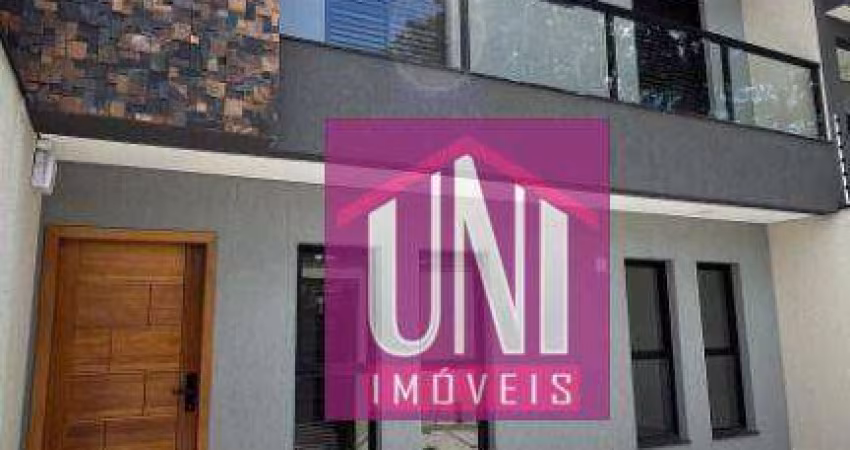 Sobrado com 3 dormitórios à venda, 154 m² por R$ 889.000 - Vila Scarpelli - Santo André/SP