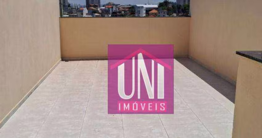 Cobertura com 2 dormitórios à venda, 120 m² por R$ 588.000 - Vila Valparaíso - Santo André/SP