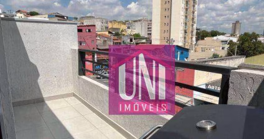 Apartamento Duplex com 2 dormitórios à venda, 50 m² por R$ 345.000,00 - Vila Francisco Matarazzo - Santo André/SP