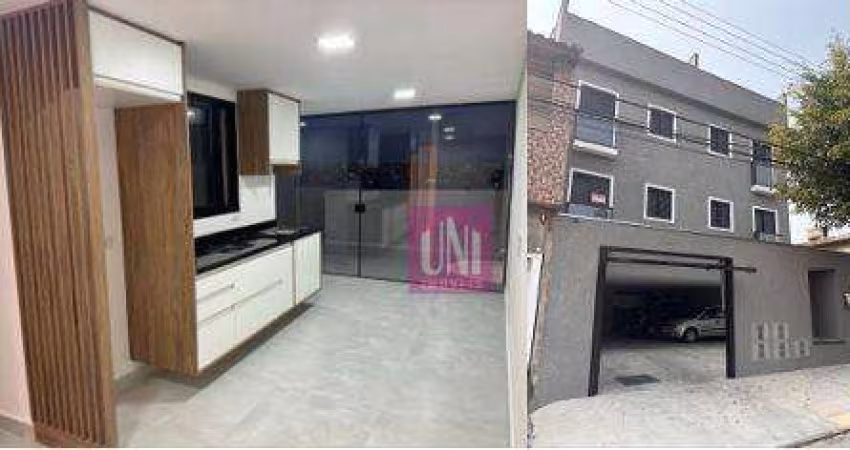 Apartamento com 2 dormitórios à venda, 44 m² por R$ 370.000,00 - Parque Erasmo Assunção - Santo André/SP