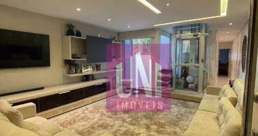 Apartamento com 3 dormitórios à venda, 220 m² por R$ 1.199.000 - Campestre - Santo André/SP