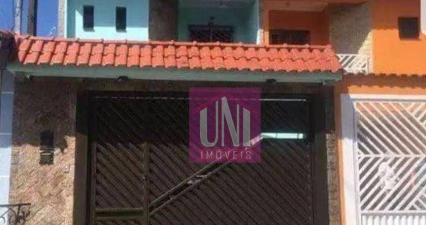 Sobrado com 4 dormitórios à venda, 204 m² por R$ 960.000 - Vila Curuçá - Santo André/SP