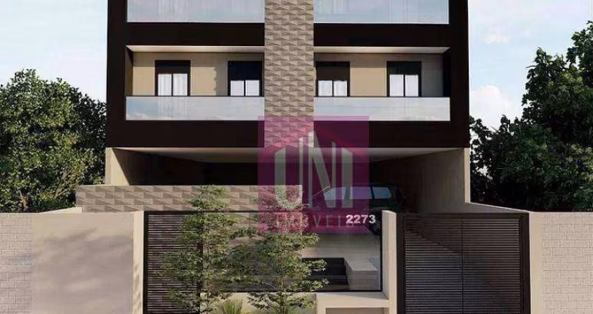 Apartamento com 1 dormitório à venda, 68 m² por R$ 370.000 - Campestre - Santo André/SP