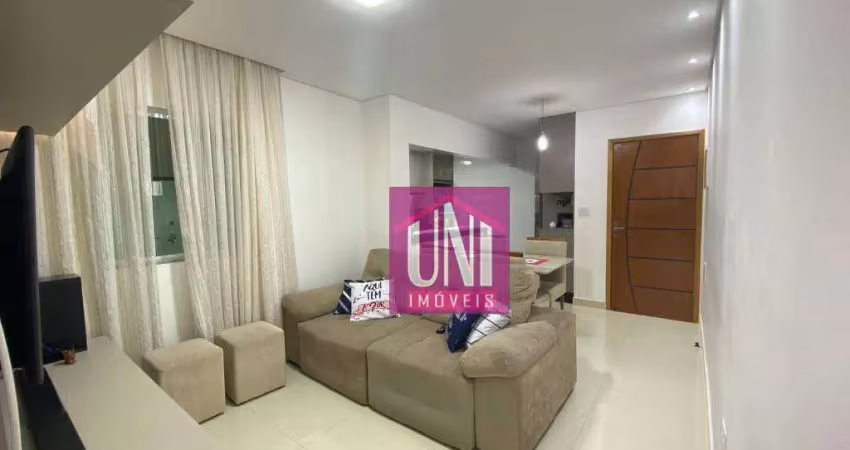 Apartamento com 3 dormitórios à venda, 84 m² por r$ 540.000,00 - utinga - santo andré/sp