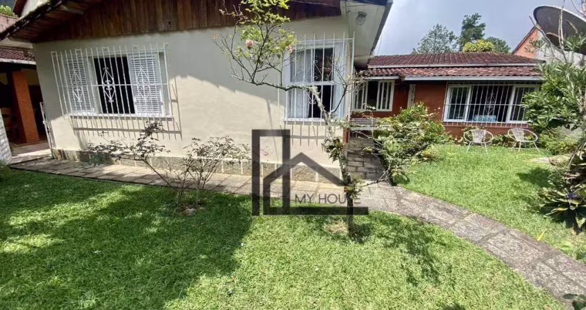 Casa linear com 4 quartos, quintal, horta e área gourmet - à venda, 183 m² - araras - teresópolis/rj